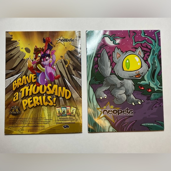 Neopets Official Magazine Issue 13 Sophie Swamp Witch and Issue 11 Desert Bunny - Picture 2 of 8